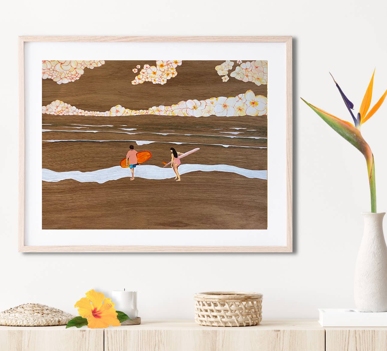 Paradise Now Hawaii Better Together Matted Print