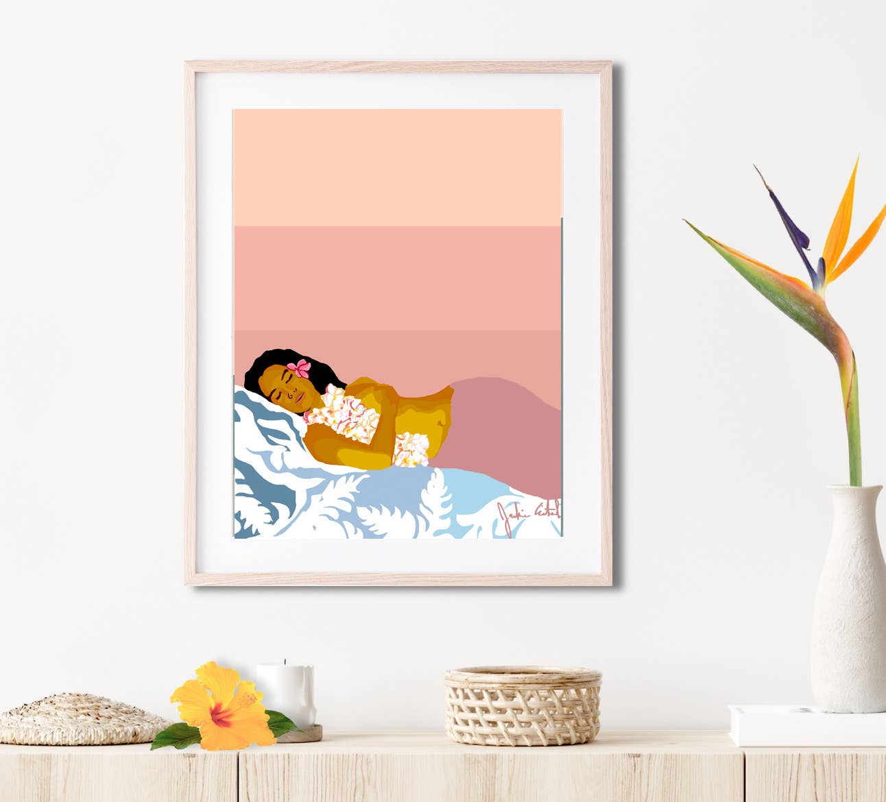 Paradise Now Hawaii Dreams of Kai Matted Print