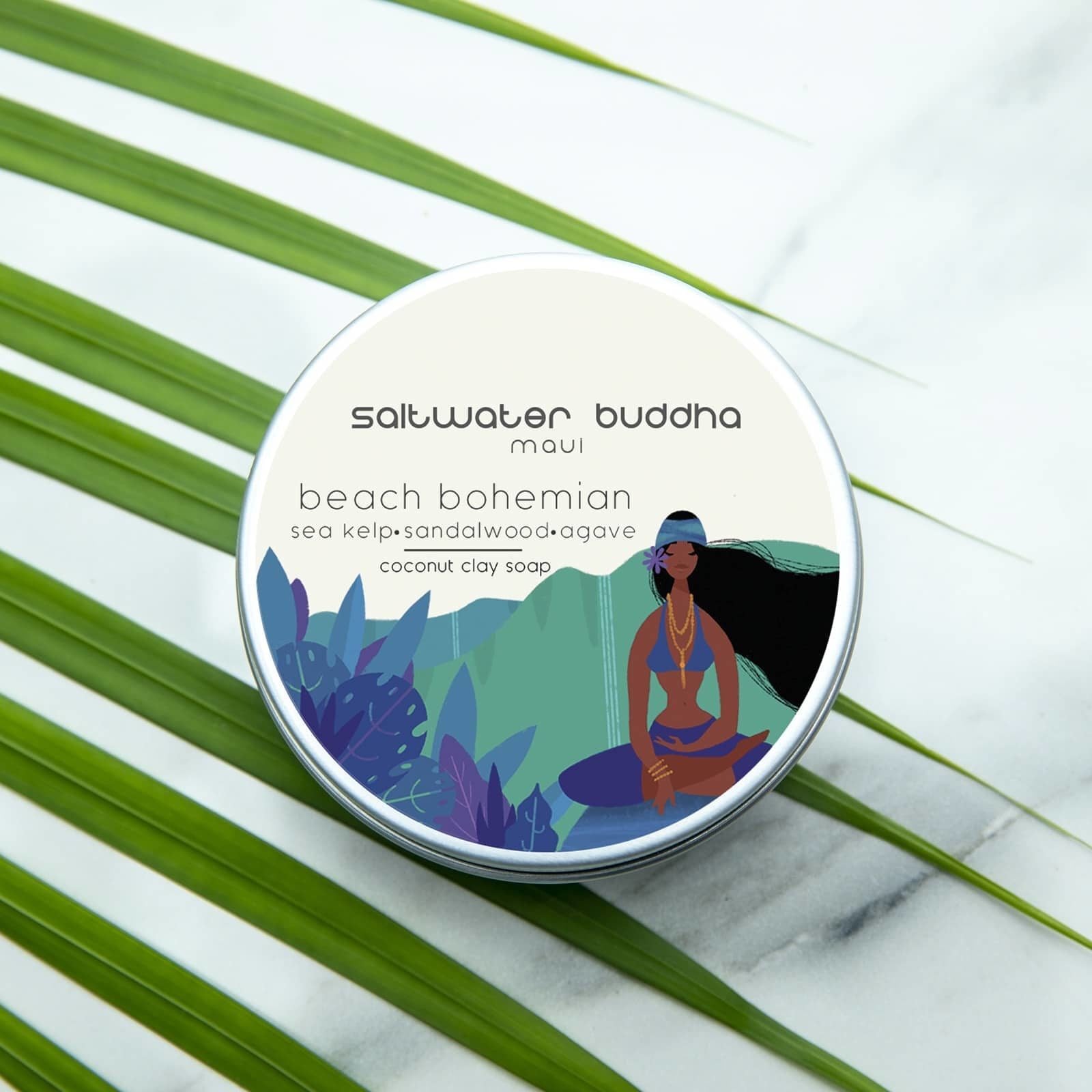 Saltwater Buddha Beach Bohemian Coconut Clay Soap