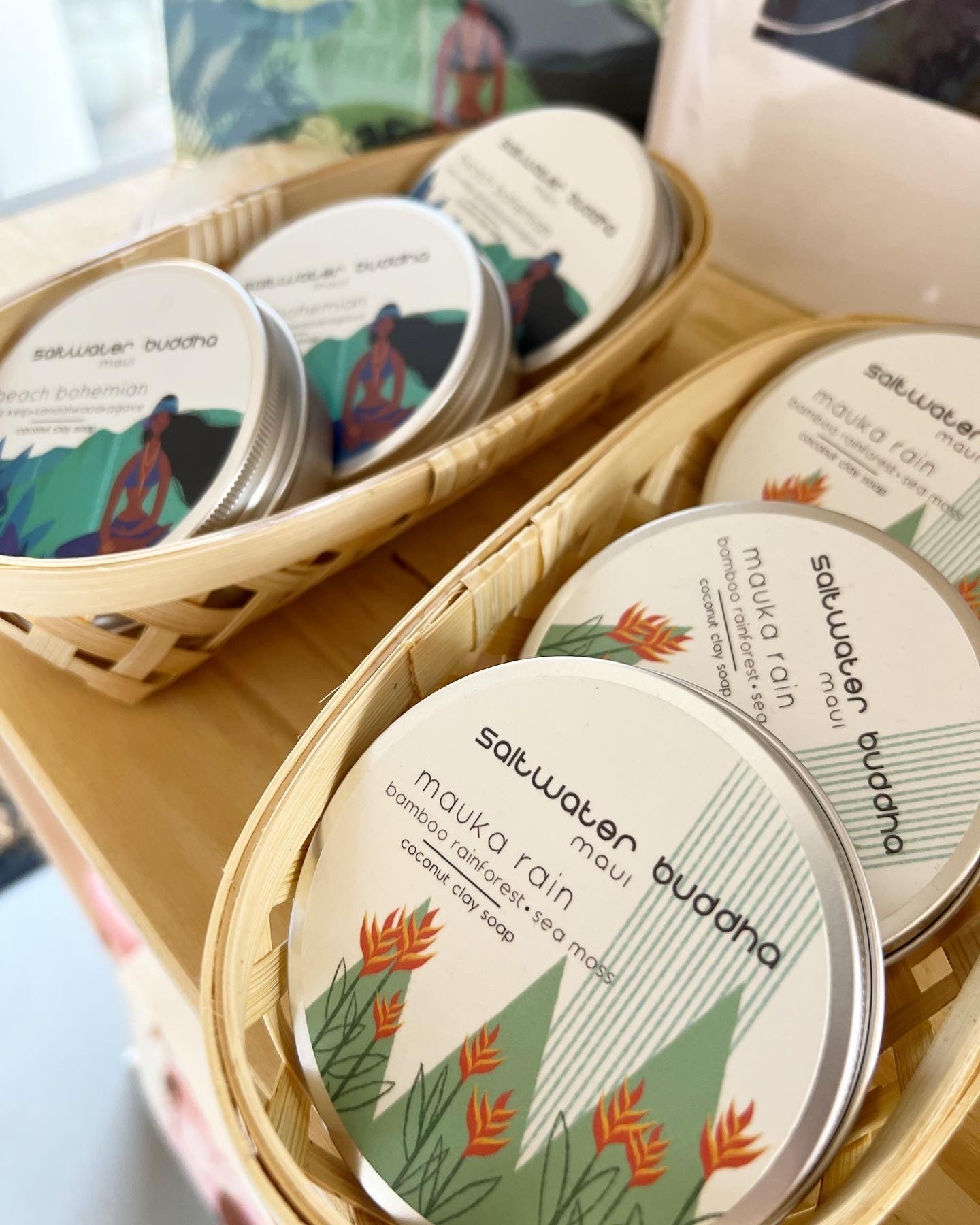Saltwater Buddha Beach Bohemian Coconut Clay Soap (variety)