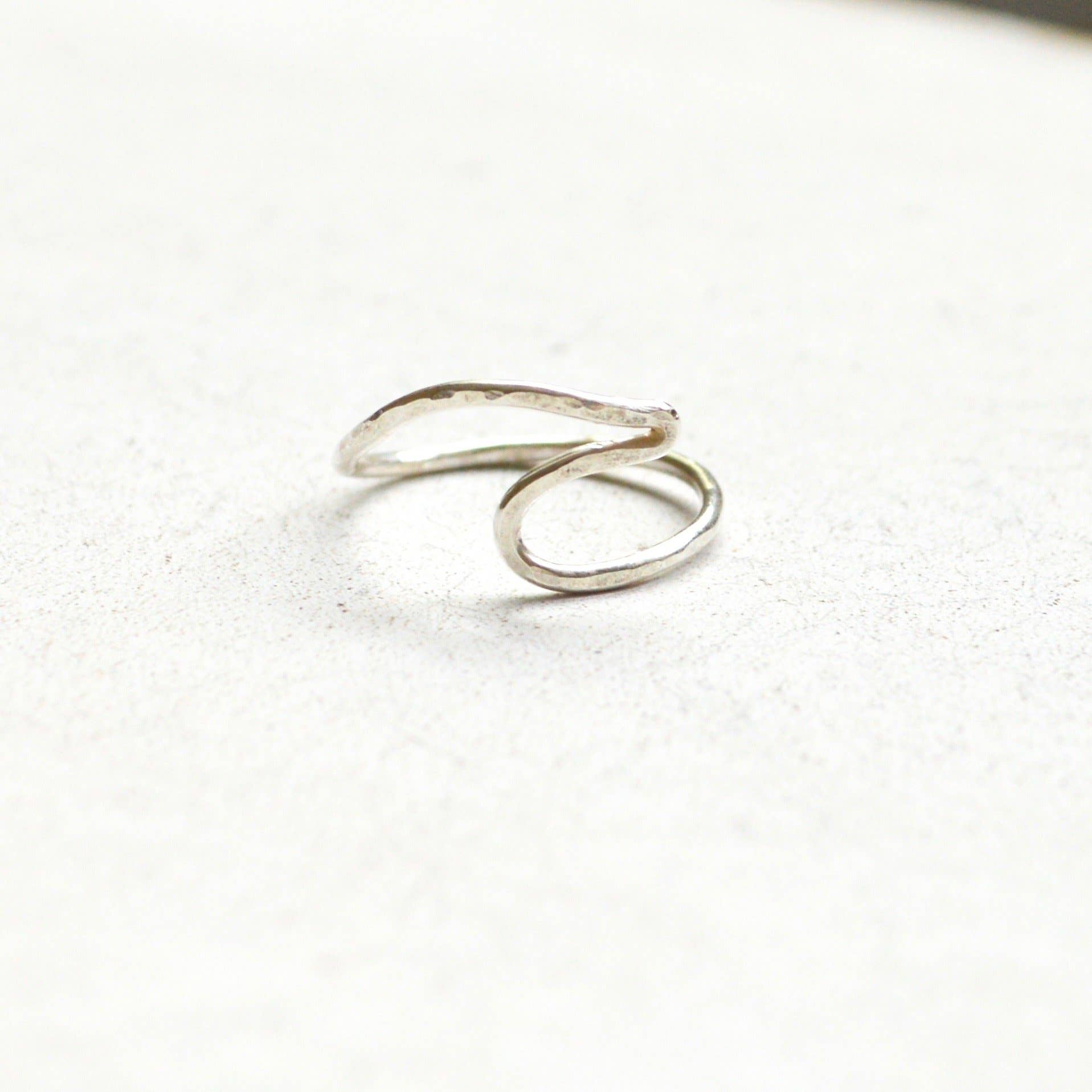Salty But Sweet Handmade Wave Ring in Sterling or Gold