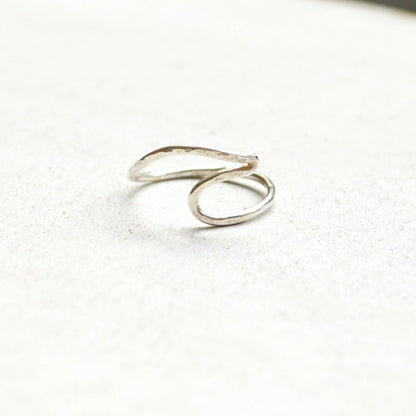 Salty But Sweet Handmade Wave Ring in Sterling or Gold