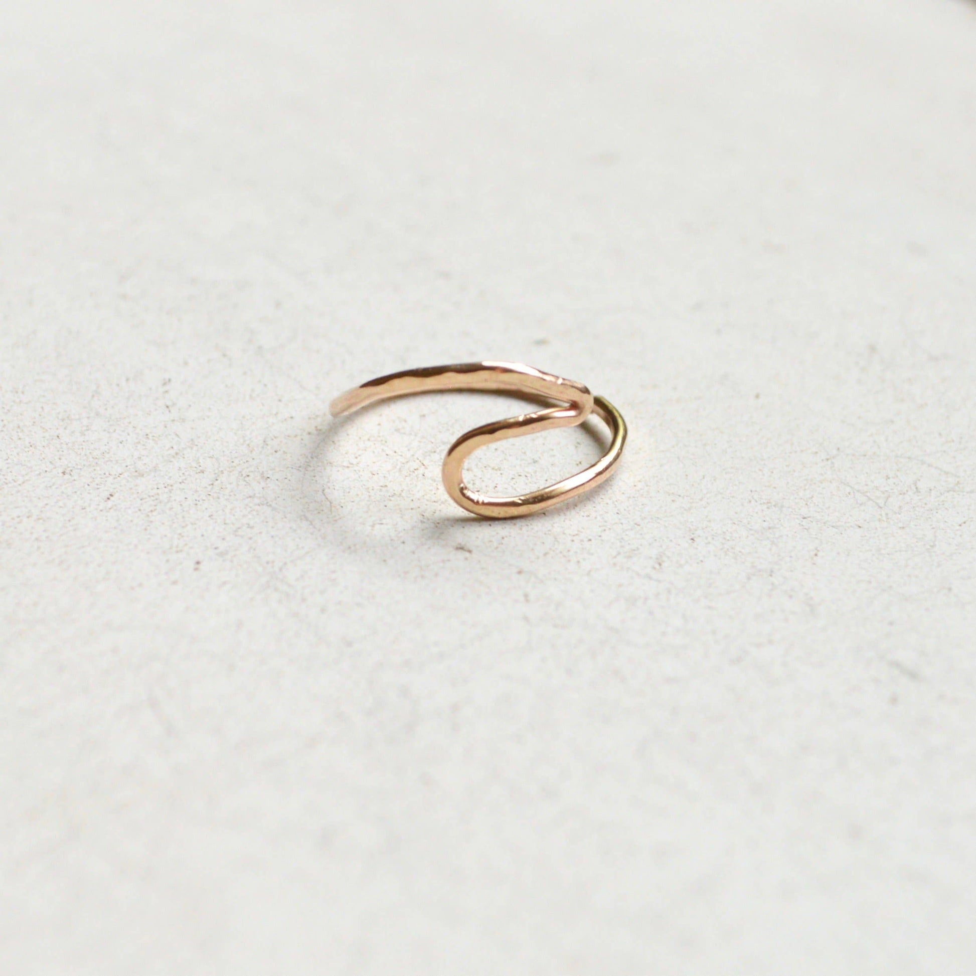 Salty But Sweet Handmade Wave Ring in Sterling or Gold
