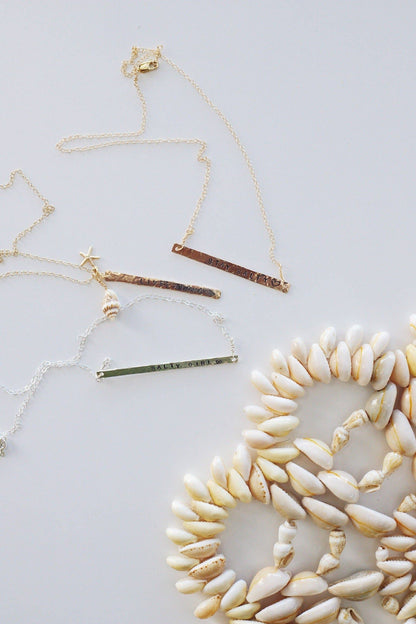 Salty But Sweet Live Aloha Vertical Bar Necklace