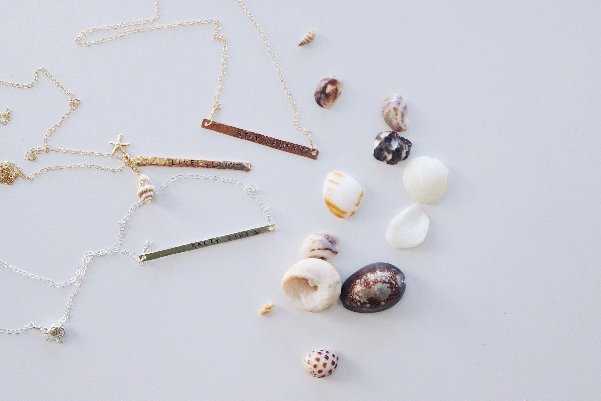 Salty But Sweet Live Aloha Vertical Bar Necklace