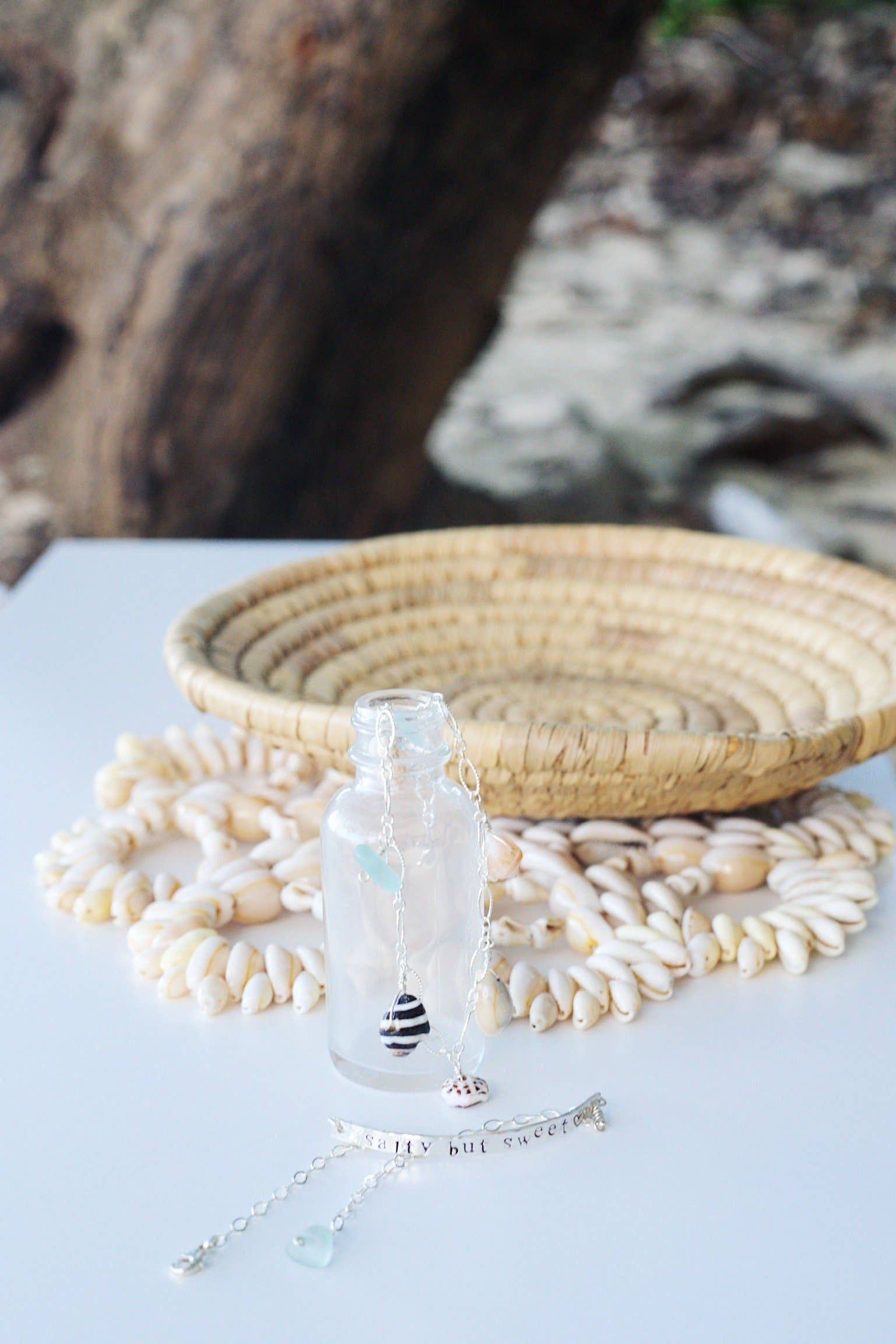 Table feat. Salty But Sweet Ocean Charm Bracelet in Sterling