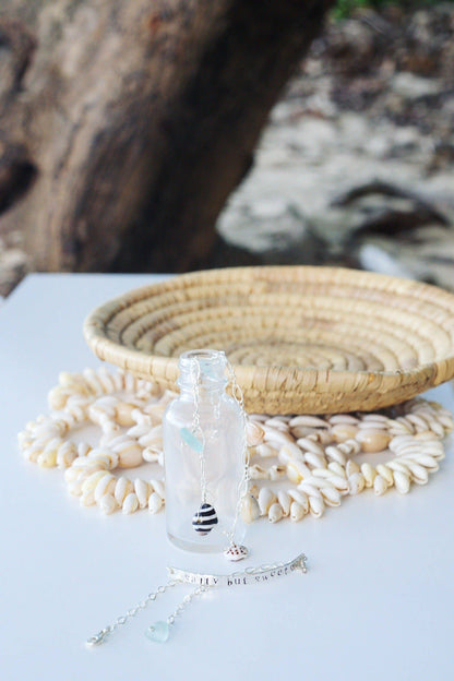 Table feat. Salty But Sweet Ocean Charm Bracelet in Sterling