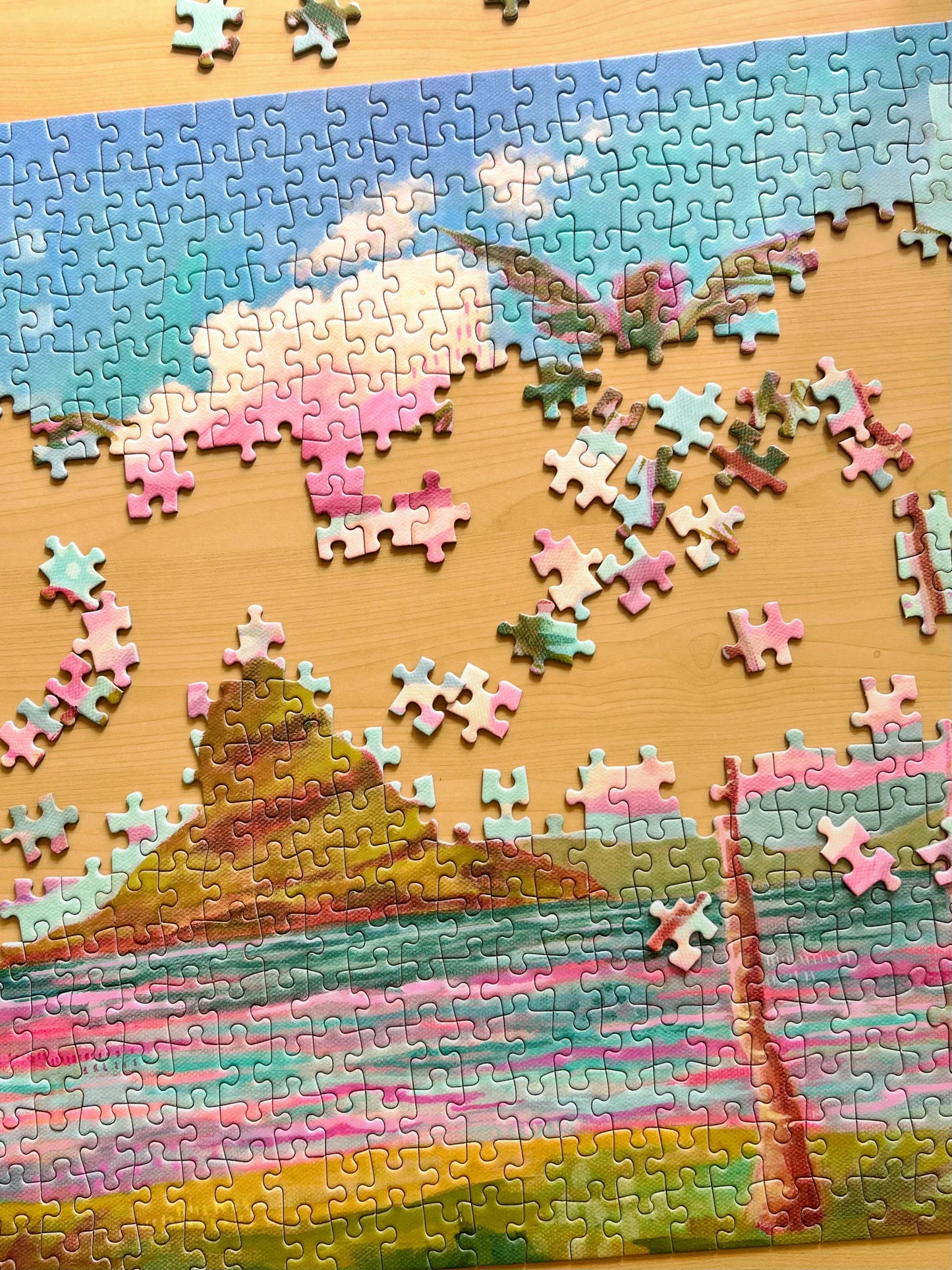 Surf Shack Puzzles Mokoliʻi Sway by Lindsay Wilkins (in progress)