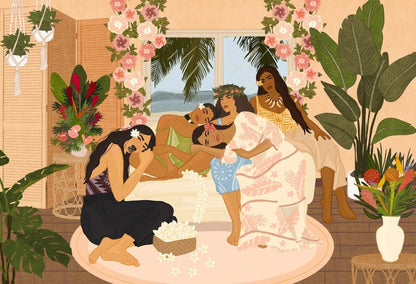 Surf Shack Puzzles Polynesian Beauties by TeAta Gutierrez