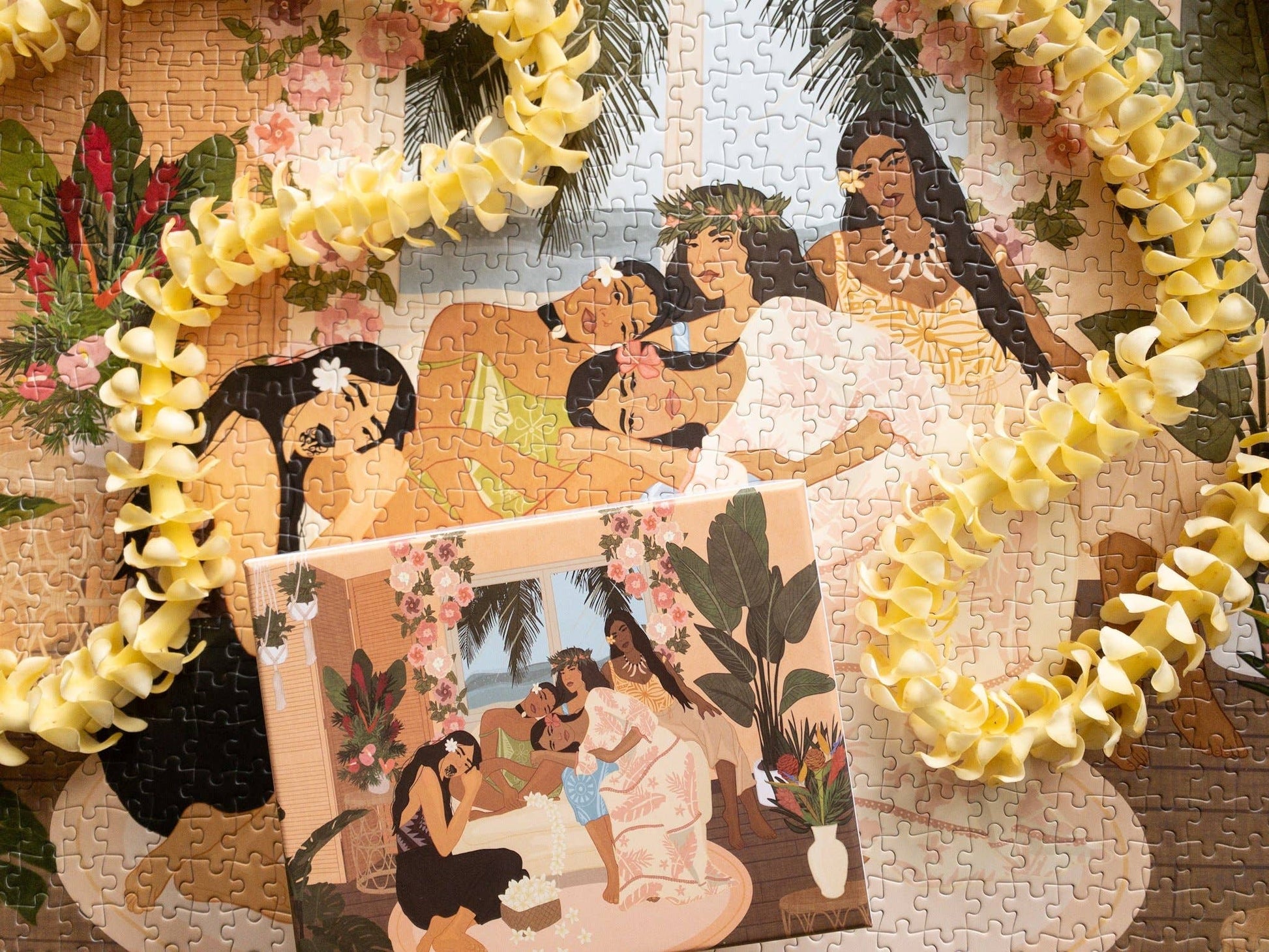 Surf Shack Puzzles Polynesian Beauties by TeAta Gutierrez (pieces)