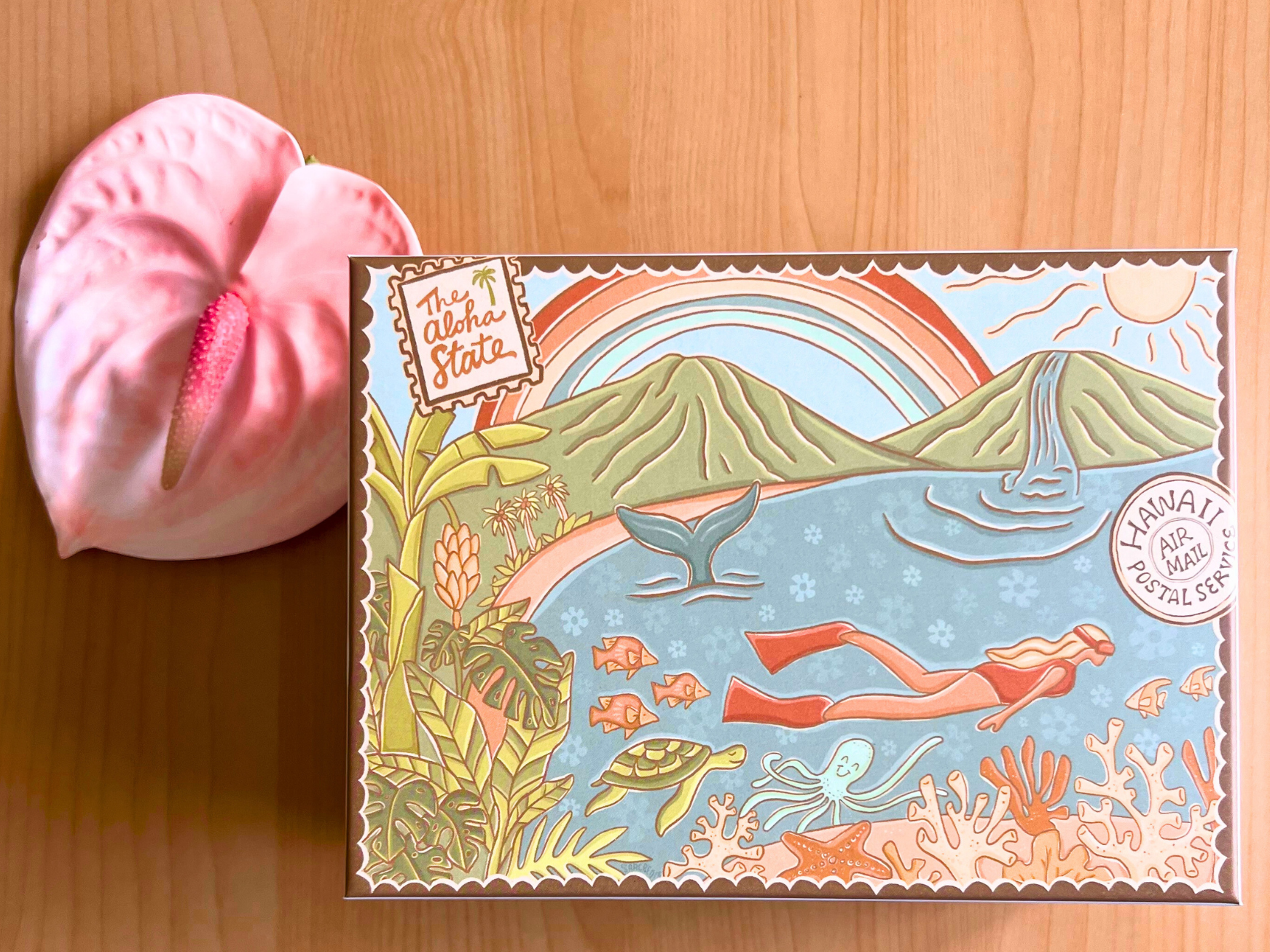 Surf Shack Puzzles Postcard from Paradise