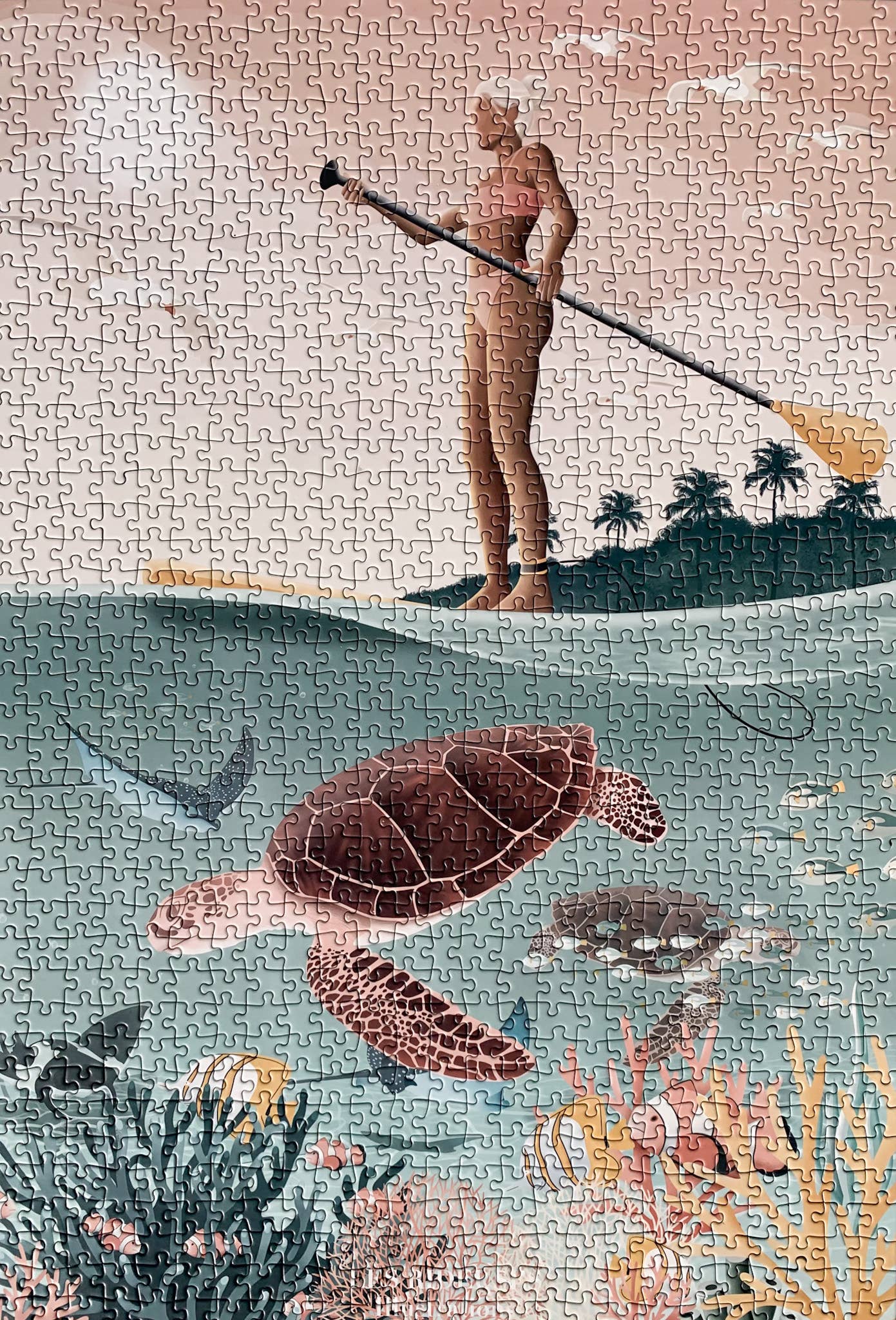 Surf Shack Puzzles Underwater by Les Rideuses (complete)