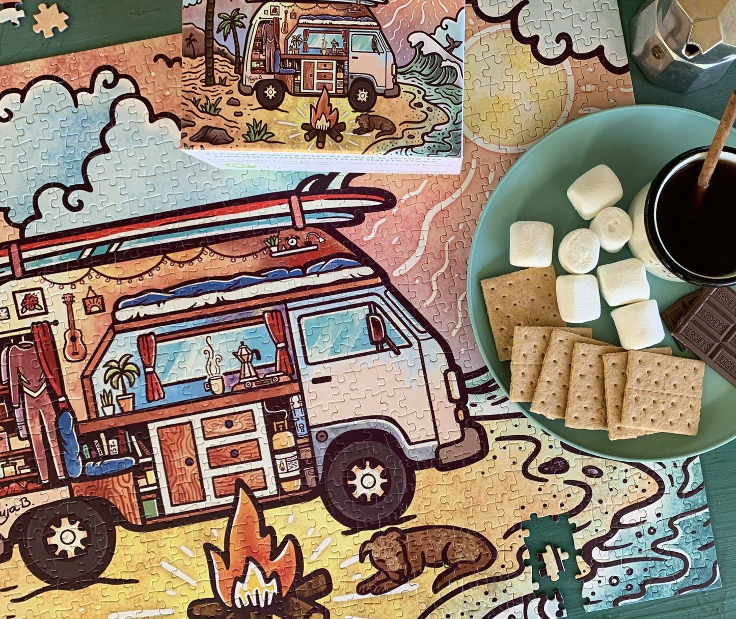 Van Life - 1000 Pieces Adult Puzzle