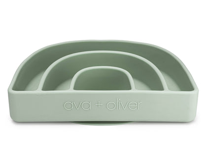 ava oliver Rainbow Plate | Mint