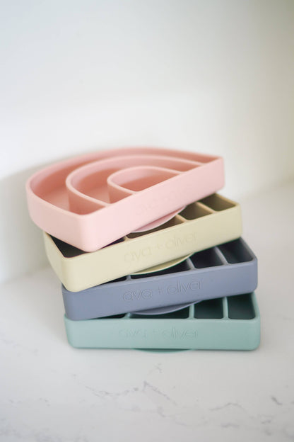 ava oliver Rainbow Plate | Mint (variety)