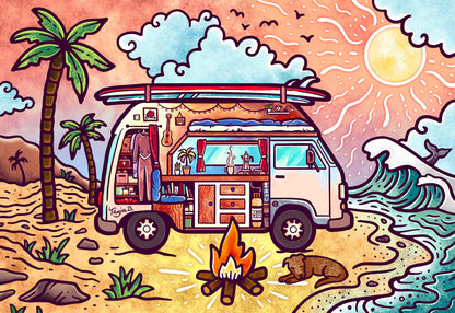 Van Life - 1000 Pieces Adult Puzzle
