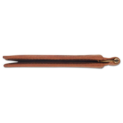 Polynesian Tattoo RFID-Blocking Leather Wallet Clip