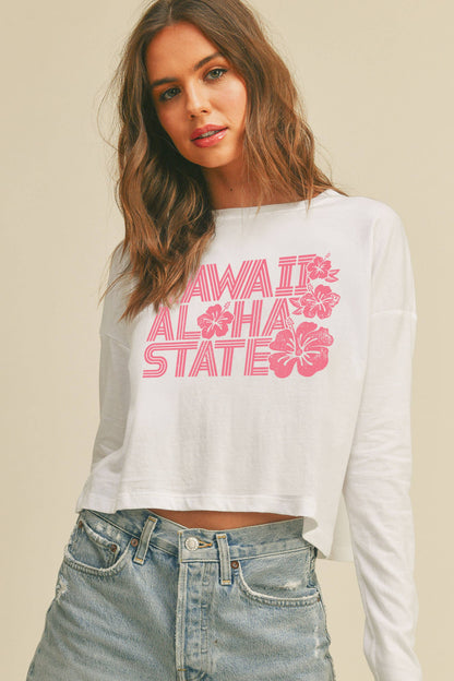 Hawaii Aloha State Graphic T-Shirt
