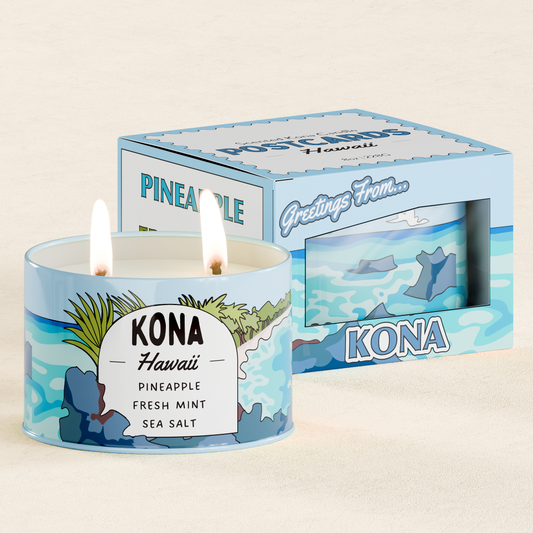 Postcards Kona, Hawaii Scented Destination Candle