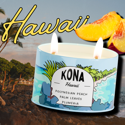 Postcards Kona, Hawaii Scented Destination Candle