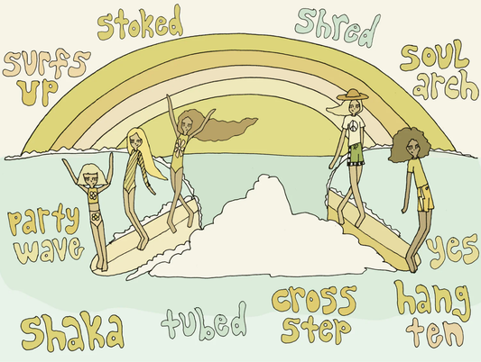 Rainbow Surf Puzzle - 70 Piece Keiki Puzzle